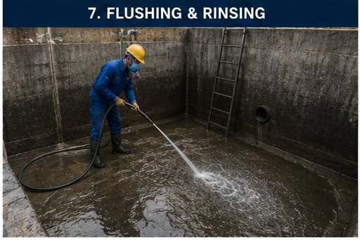 DESLUDGING AND CLEANING OF API SEPARATOR PIT