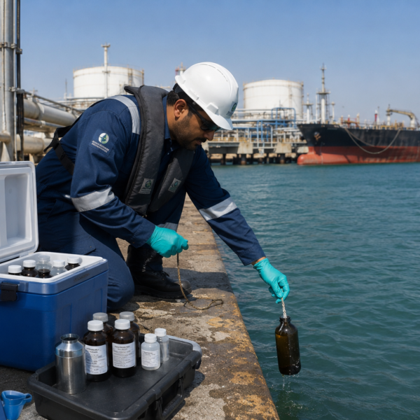 LABORATORY SERVICES FOR SPILL OIL AND PRODUCEDMARINE WATER ANALYSIS