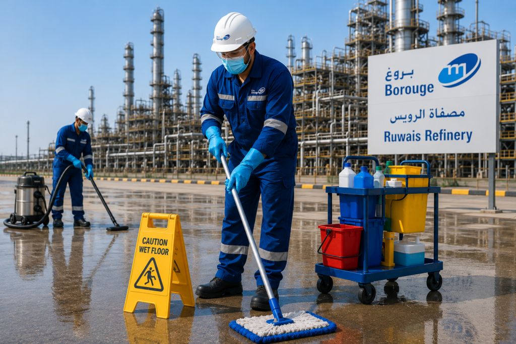 GENERAL CLEANING SERVICES AT RUWAIS REFINERY