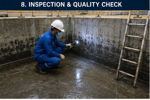 CLEANING AND MAINTENANCE OF LIQUID SULPHUR DAY PITS