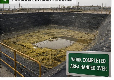HANDLING AND DISPOSAL OF OVER 2000 TONS SULPHUR