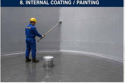 CLEANING, DESLUDGING, SLUDGE REMOVAL AND MECHANICAL REPAIR OF TANKS