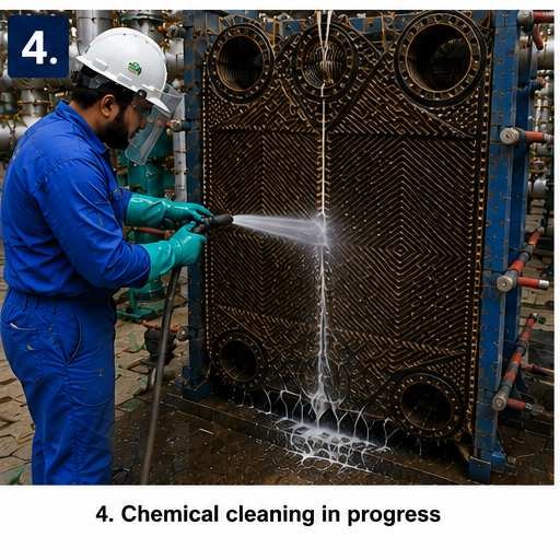 CHEMICAL CLEANING OF PACKINOX EXCHANGER